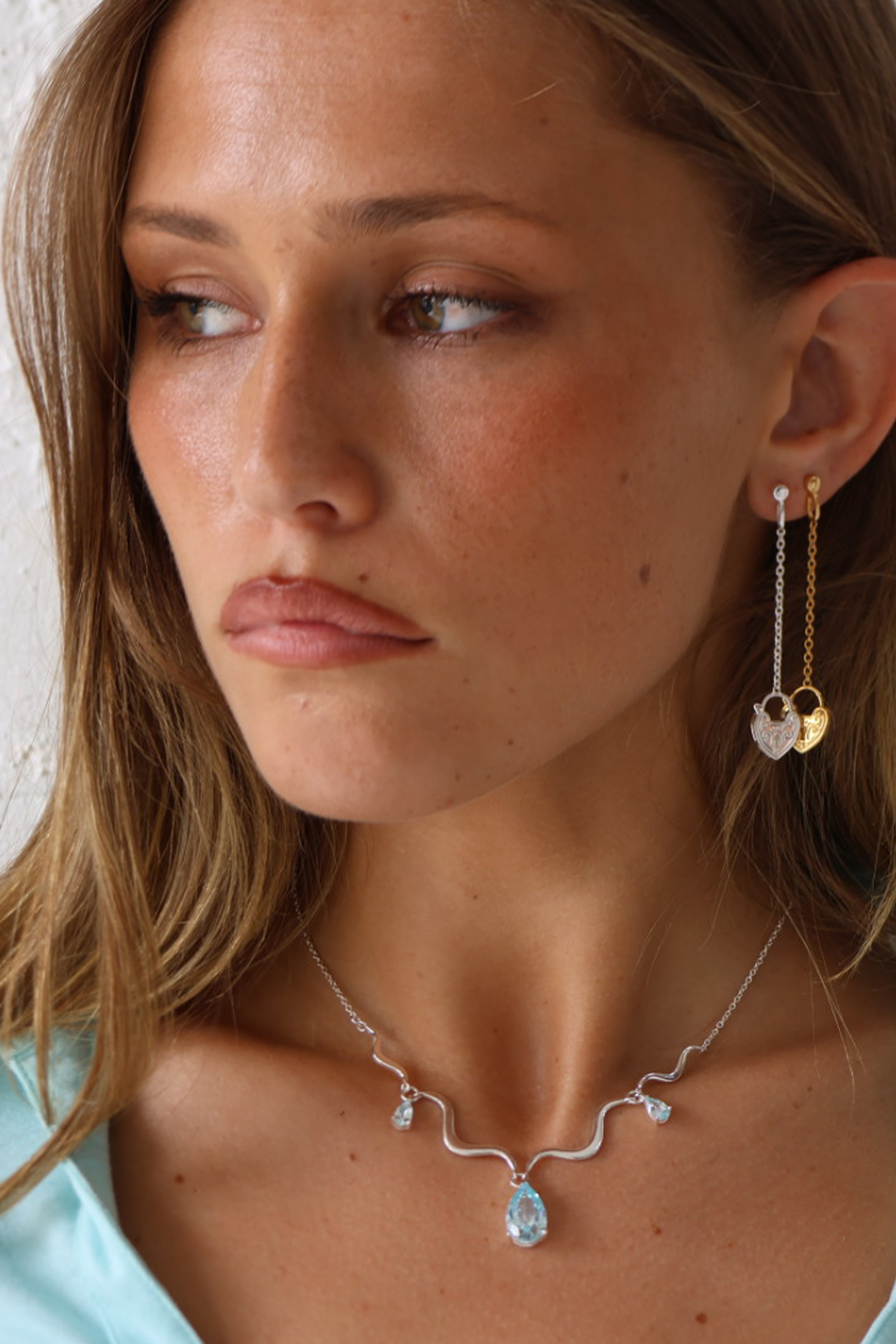 Gia Earrings - Silver