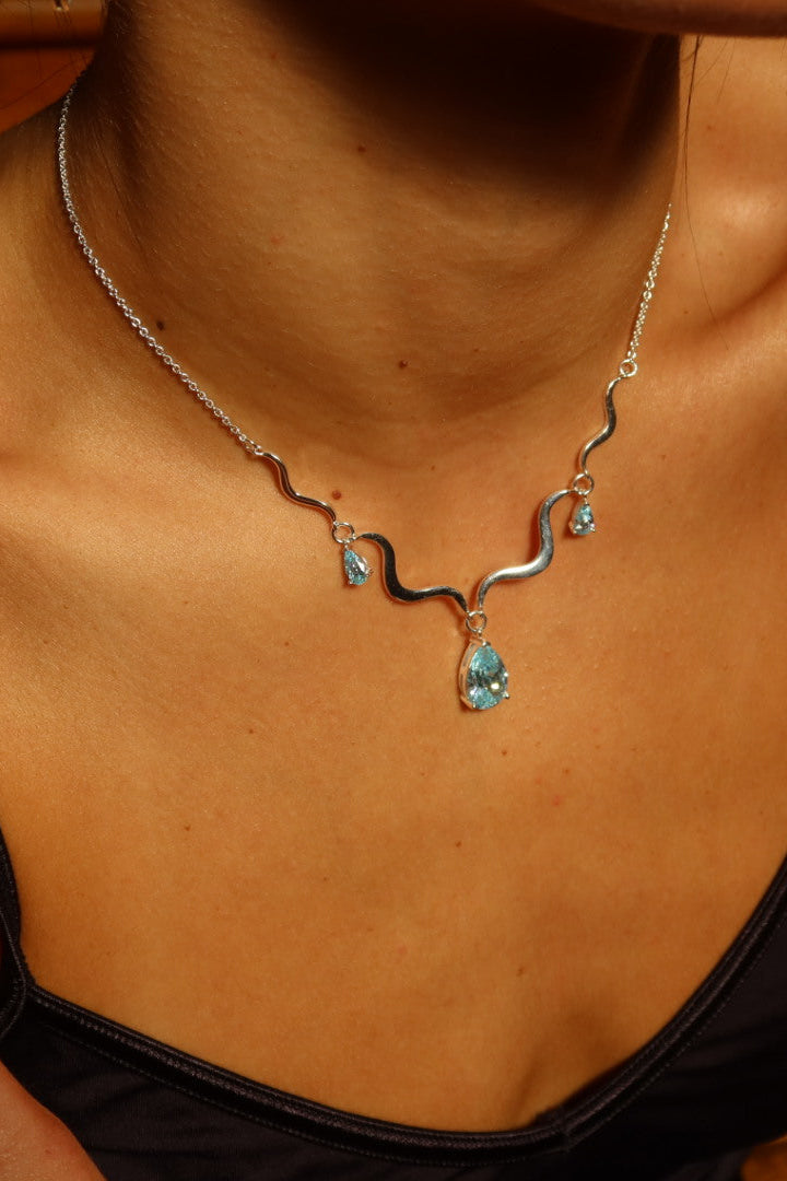 Tina Necklace - Silver