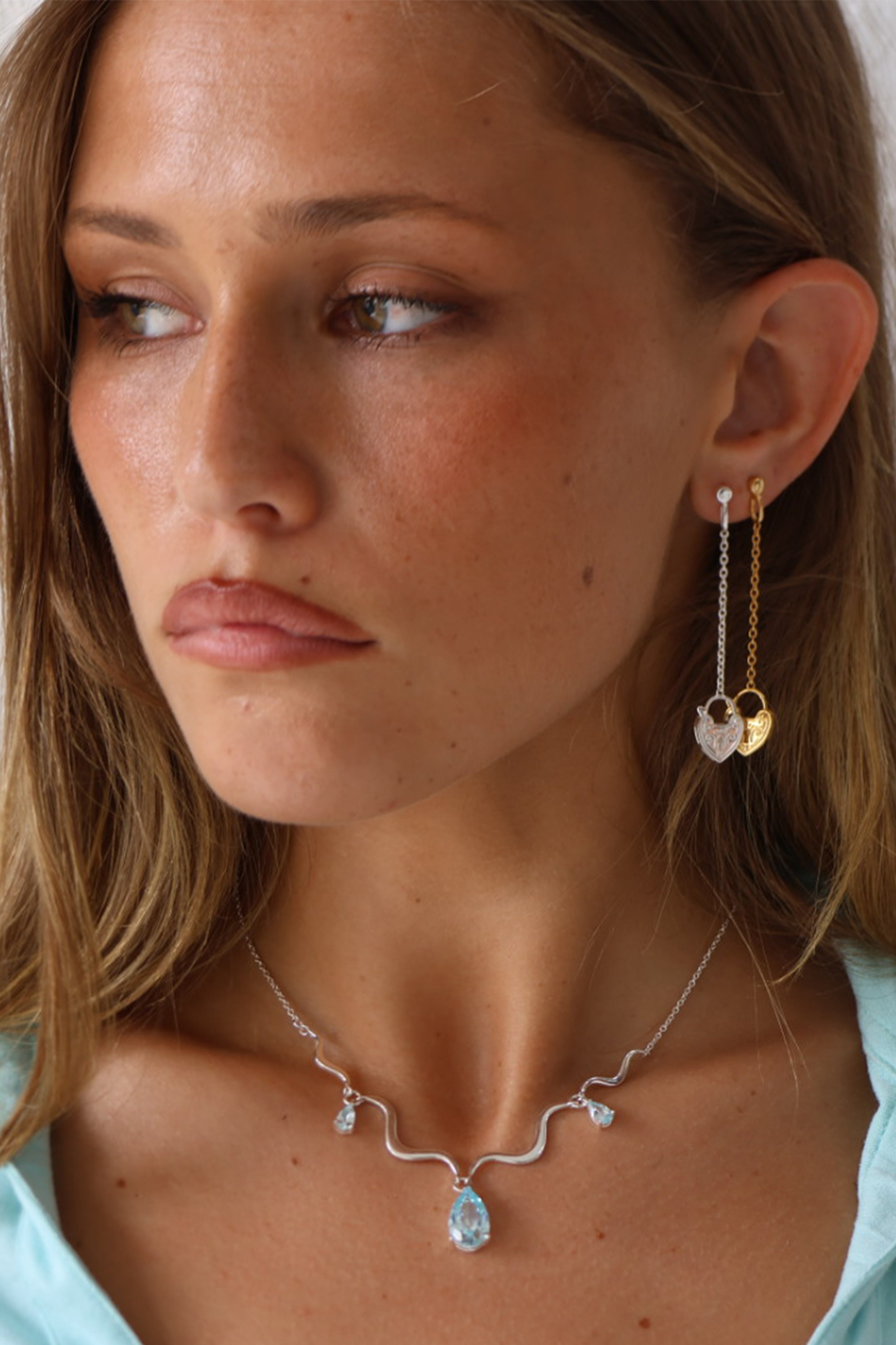 Tina Necklace - Silver